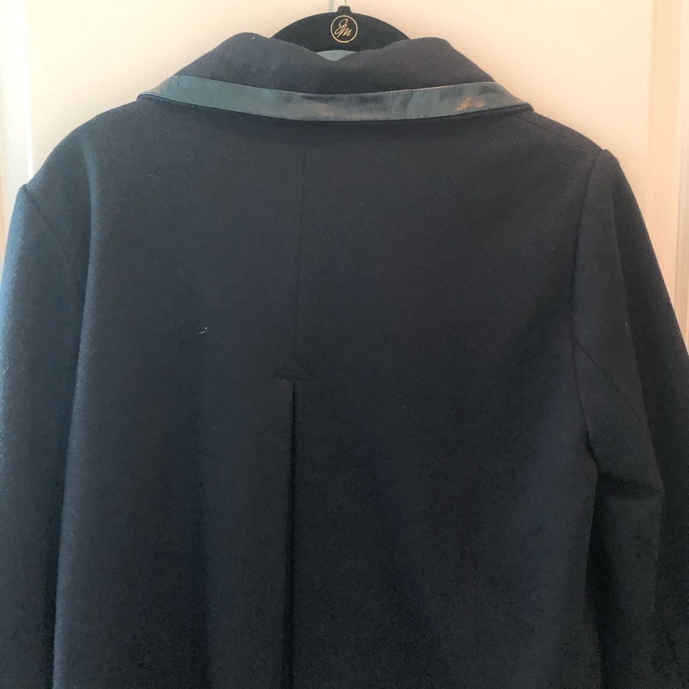 Sandro Sport Wear Black Cropped Pea Cot Size M - Picture 11 of 13